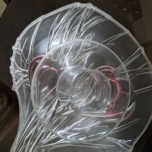 5/$35 Glass fruit plates and misc decoration